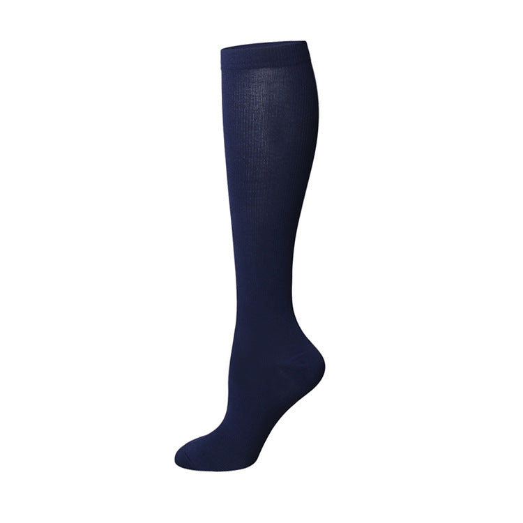 Cross-border Athletic Compression Socks Seamless Calf-length Socks