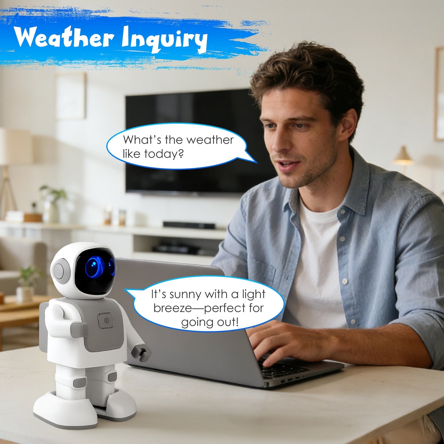 AI Dancing Robot Toy Smart Interactive Learning & Entertainment Robot For Kids With Bluetooth Music Programmable Moves Voice Assistant