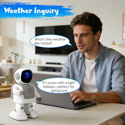 AI Dancing Robot Toy Smart Interactive Learning & Entertainment Robot For Kids With Bluetooth Music Programmable Moves Voice Assistant