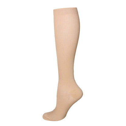 Cross-border Athletic Compression Socks Seamless Calf-length Socks