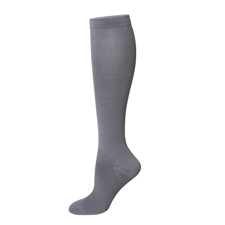 Cross-border Athletic Compression Socks Seamless Calf-length Socks