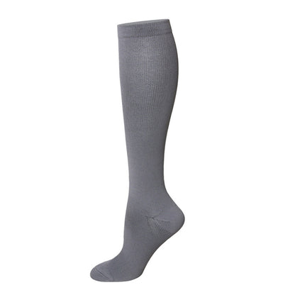 Cross-border Athletic Compression Socks Seamless Calf-length Socks