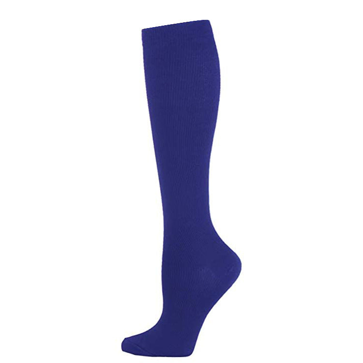 Cross-border Athletic Compression Socks Seamless Calf-length Socks