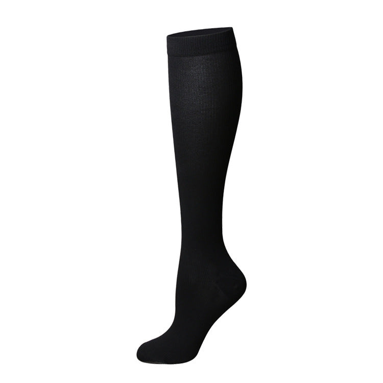 Cross-border Athletic Compression Socks Seamless Calf-length Socks