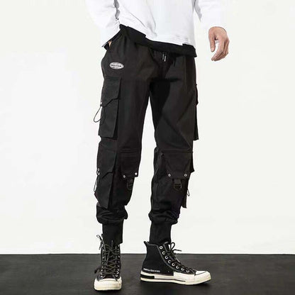 Men's Large Cropped Baggy Cargo Pants