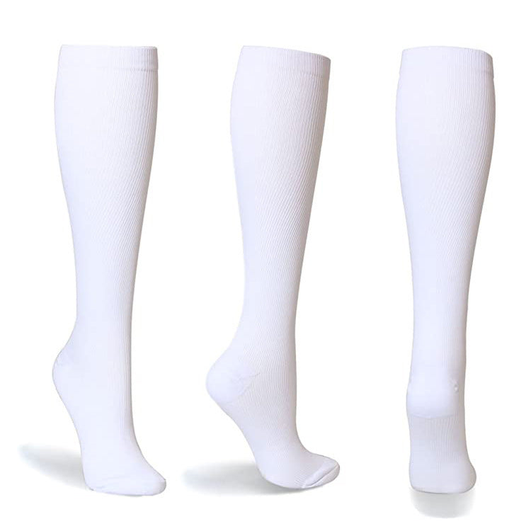 Cross-border Athletic Compression Socks Seamless Calf-length Socks