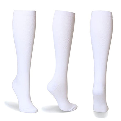 Cross-border Athletic Compression Socks Seamless Calf-length Socks